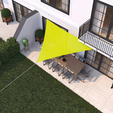 HanSe® Schaduwdoek Driehoek Waterdoorlatend 5x5x5 m Zonnedoek