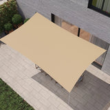 hanSe® Schaduwdoek Rechthoek Waterafstotend 3x4,5 m Zonnedoek Zand