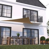 HanSe® Schaduwdoek Driehoek Gelijkbenig Waterafstotend 5x7x7 m