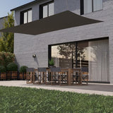 hanSe® Schaduwdoek Rechthoek Waterafstotend 3x4,5 m Zonnedoek Grijs