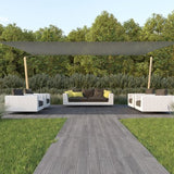 HanSe® Schaduwdoek Vierkant Waterdoorlatend 5x5 m Zonnedoek