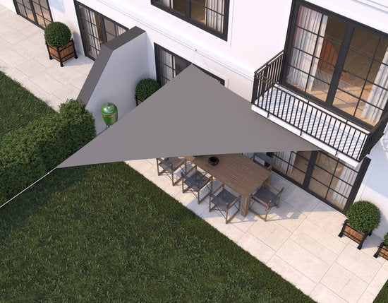 HanSe® Schaduwdoek Driehoek Waterdoorlatend m - zonnedoek
