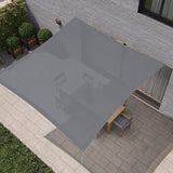 HanSe® Schaduwdoek Vierkant Waterdoorlatend 4x4 m Zonnedoek