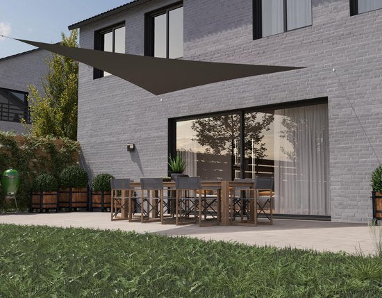 HanSe® Schaduwdoek Driehoek Gelijkbenig Waterafstotend 3x4x4 m