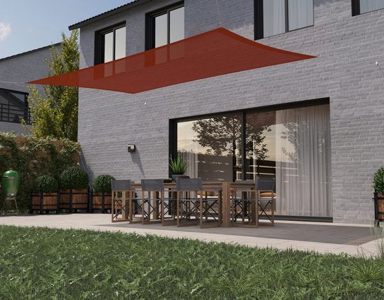 HanSe® Schaduwdoek Rechthoek Waterdoorlatend m - Terra