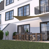 HanSe® Schaduwdoek Driehoek Gelijkbenig Waterdoorlatend 4x4x5,8 m