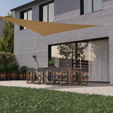 hanSe® Schaduwdoek Driehoek Gelijkbenig Waterdoorlatend 2,5x2,5x3,5 m Zand