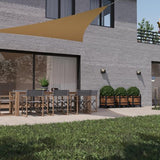 hanSe® Schaduwdoek Driehoek Gelijkbenig Waterdoorlatend 2,5x2,5x3,5 m Zand