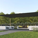 HanSe® Schaduwdoek Rechthoek Waterdoorlatend 5x7 m Zonnedoek