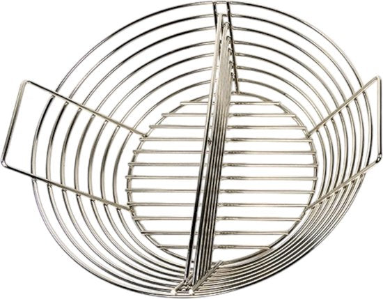 Kolenmand - Met Uitneembare Divider - Geschikt voor 21, 22, 23 en 24 Inch - RVS - Kamado Accessoires - BBQ Accessoires