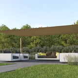 HanSe® Schaduwdoek Rechthoek Waterdoorlatend 6x7 m - zonnedoek