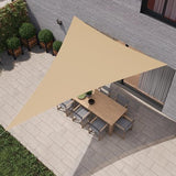 hanSe® Schaduwdoek Driehoek Gelijkbenig Waterdoorlatend 2,5x2,5x3,5 m Zand