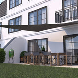 HanSe® Schaduwdoek Driehoek Waterdoorlatend m - zonnedoek