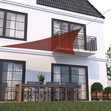 HanSe® Schaduwdoek Driehoek Waterdoorlatend m - zonnedoek Terra