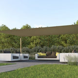 HanSe® Schaduwdoek Rechthoek Waterdoorlatend 5x7 m Zonnedoek