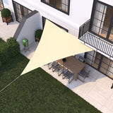 hanSe® Schaduwdoek Driehoek Gelijkbenig Waterdoorlatend 2,5x2,5x3,5 m Zand
