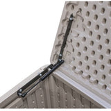 Lifetime® Kunststof Kussenbox 495L - tuinkist 61x152x67cm - Lichtgrijs