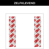 24ME® - 4 Stuks Camera bewaking bord - Zelfklevend - 10x10cm - Cameratoezicht - Camerabewaking