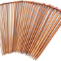 Breinaalden Set Bamboe 36 Stuks Donker Bruin - 18 Verschillende Maten - 35 cm Lang - 2 tot 10 mm Dikte - Ergonomische Breinaald - Kwalitatief Hoogwaardig Bamboe