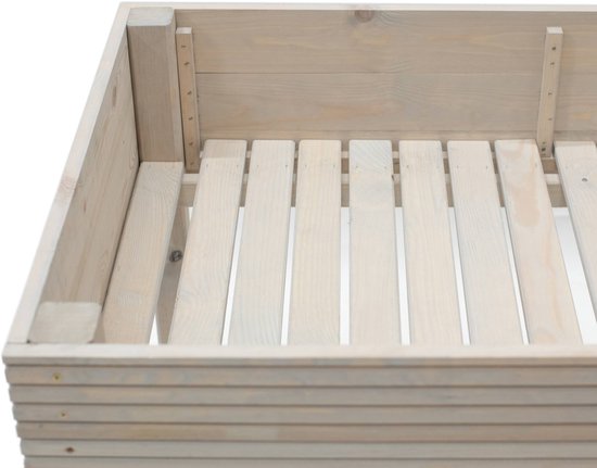 Westmann Frieda Houten Plantenbak op poten 75x119x79 cm - Lichtgrijs
