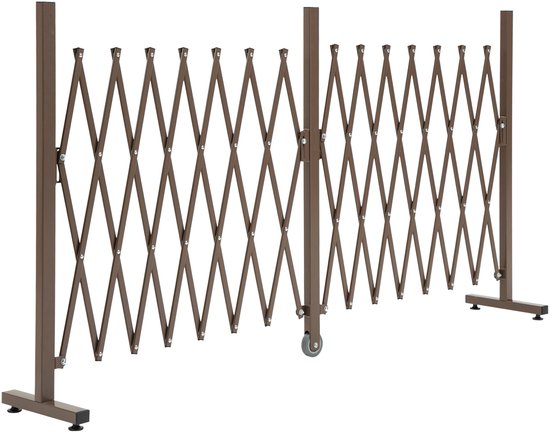 flexibel Hekwerk Uitrekbaar van 52 - 405 cm - aluminium