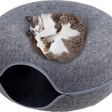 Donutmand voor Katten en Honden - Grijs - Diameter 61 cm - Kattenmand - Hondenmand