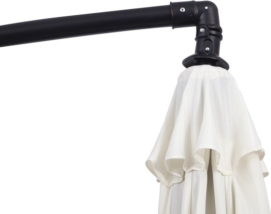 Zweefparasol 300 cm Rond - Creme