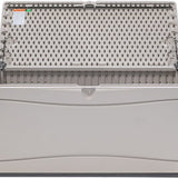 Lifetime® Kunststof Kussenbox 495L - tuinkist 61x152x67cm - Lichtgrijs