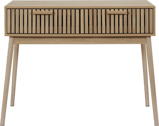 Sidetable Console Bijzettafel met 2 Laden Klaus - Bruin