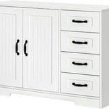 4goodz Buffetkast met 4 Laden 40x105x76 cm - Wit