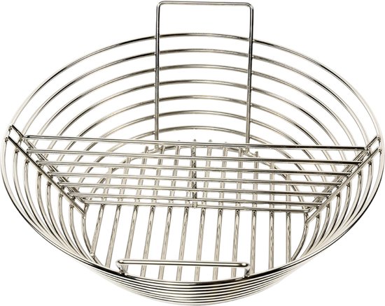 Kolenmand - Met Uitneembare Divider - Geschikt voor 21, 22, 23 en 24 Inch - RVS - Kamado Accessoires - BBQ Accessoires