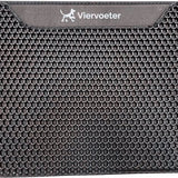 Kattenbakmat - 40 x 50 cm - Waterdicht - Dubbele laag - Uitloopmat - Placemat Kat - Schoonloopmat Kattenbak - Katten Grit Opvanger - Katten Mat