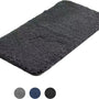 AKSA Home® Badmat 70x140 cm - Grote douchemat antislip - Badmat antislip - Badkamermat - Vloerkleed - Donkergrijs