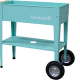 Herstera Garden® Barcelona Plantenbak Verrijdbaar - 85x50x80cm - Muntgroen