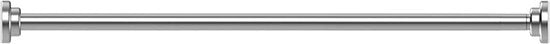 Douchestang - Zilver - 66 cm tot 99 cm - Universeel - Douchestang Uitschuifbaar - Douchestang zonder Boren - Douchestang Verstelbaar - Douchegordijnstang - Gordijnstang