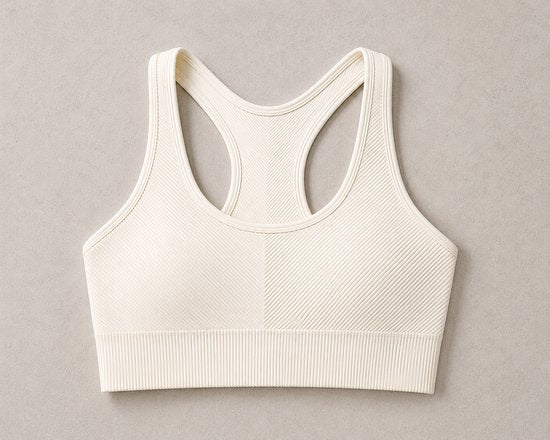 Dames Sport Bra - Met Verwijderbare Pads - Crop - U-Neck - Stretch - Comfortabel - Sport-BH