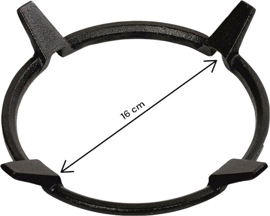 Wokring - Gietijzer - Ø16cm binnenmaat - Wadjanring