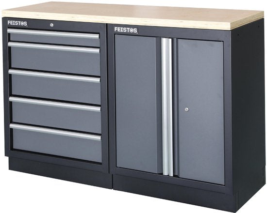 FEISTOS Werkplaatswand Apollo 17 - Gereedschapskast 364 cm breed