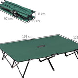 Opvouwbaar Campingbed extra Breed, Veldbed 125x193cm