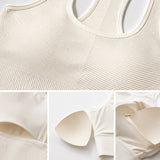 Dames Sport Bra - Met Verwijderbare Pads - Crop - U-Neck - Stretch - Comfortabel - Sport-BH
