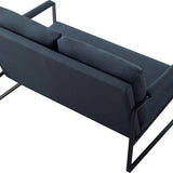 Zitbank voor 2 Personen - Blauw - 125 x 80 x 77 cm - Loveseat - Stijlvol en Comfortabel voor Elk Interieur