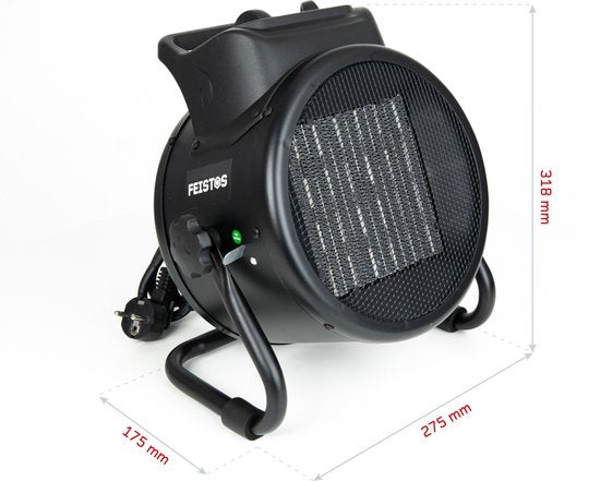 Feistos® Keramische Straalkachel Bouwkachel Helios 3000 | 3000W