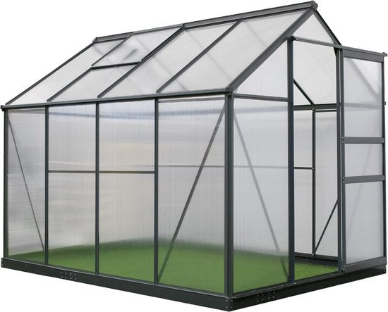 Westmann Aluminium kas Flora 66 | Antraciet | 192x192x202cm