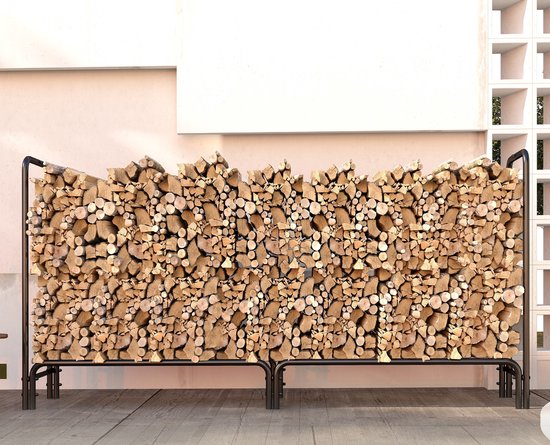 4goodz Houtopslag 200 cm - Waterafstotende 600D Oxford Hoes