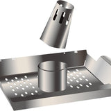 4cookz® 3-in-1 RVS BBQ groenterooster/Kiprooster - Chicken on Beercan