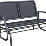 4goodz Tuinbank Schommelbank 2-Zits - max. 200 kg - Zwart