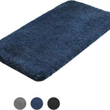 AKSA Home® Badmat 70x140 cm - Grote douchemat antislip - Badmat antislip - Badkamermat - Vloerkleed - Donkerblauw