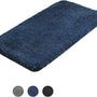 AKSA Home® Badmat 70x140 cm - Grote douchemat antislip - Badmat antislip - Badkamermat - Vloerkleed - Donkerblauw