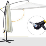 Zweefparasol 300 cm Rond - Creme