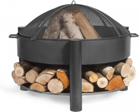 CookKing - Vuurschaal Ø - Vuurschaal BBQ - Staal - Zwart